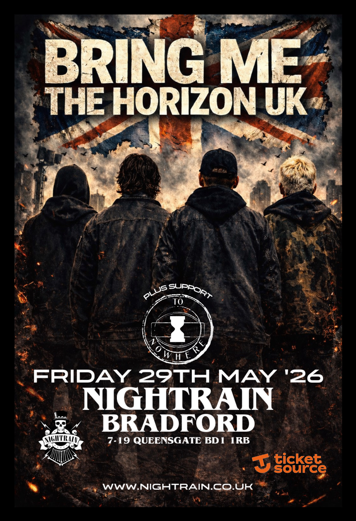BRING ME THE HORIZON UK + TO NOWHERE | Event Image