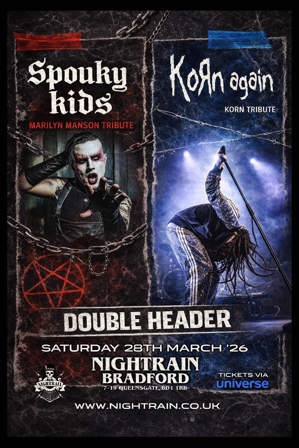 KORN AGAIN + SPOUKY KIDS DOUBLE HEADER | Event Image