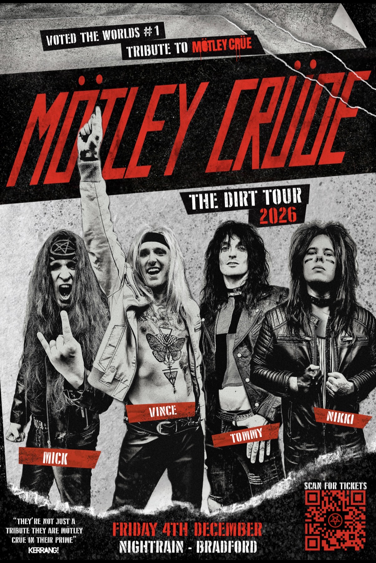 MöTLEY CRÜDE – The Dirt Tour 2026 | Event Image