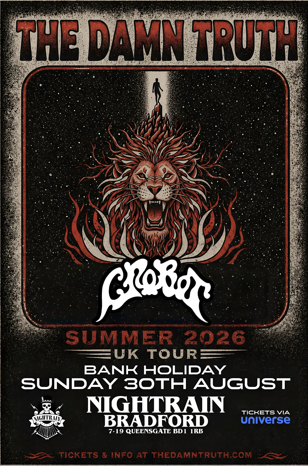 THE DAMN TRUTH + CROBOT | Event Image