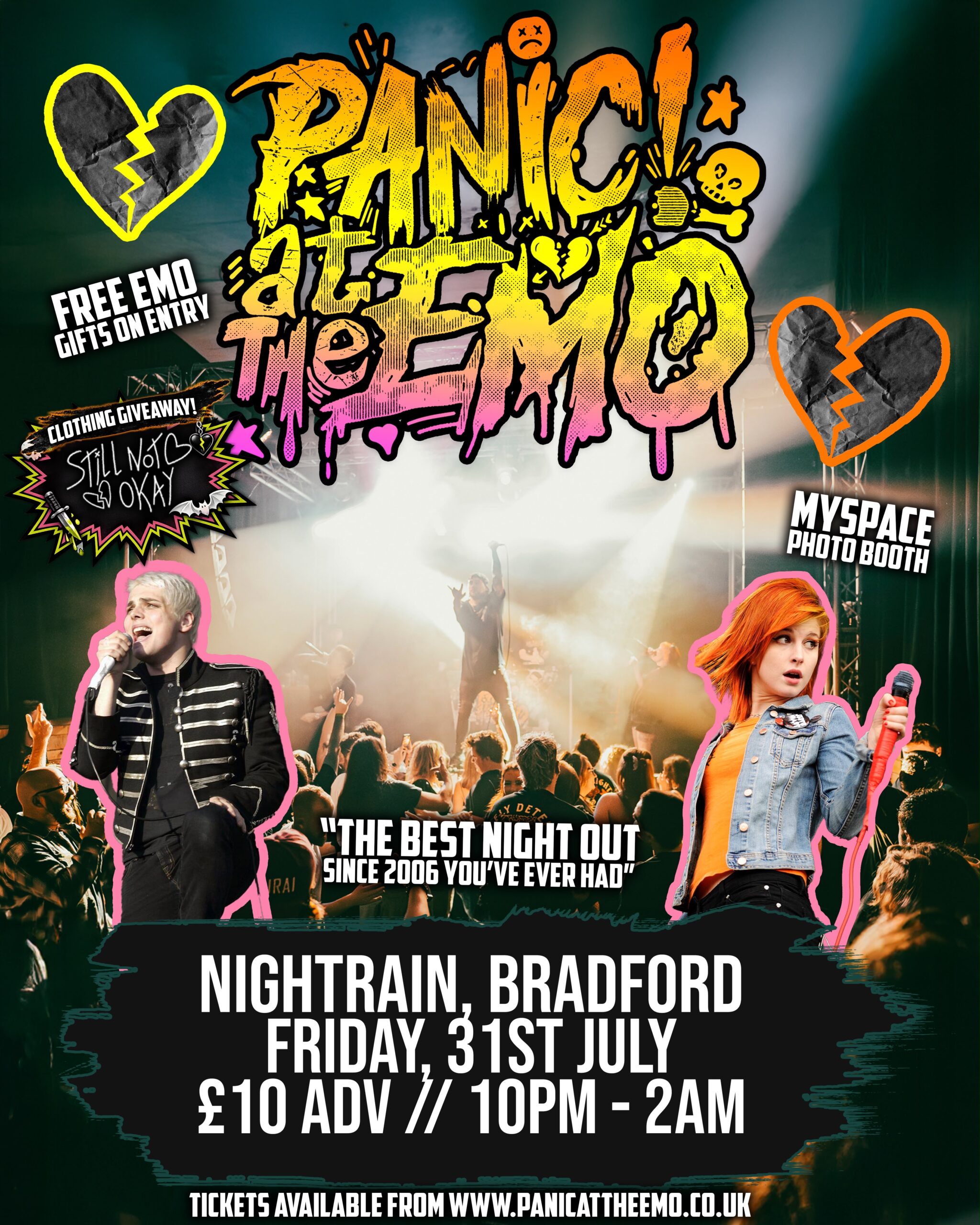 Panic At The Emo CLUB NIGHT | Event Image
