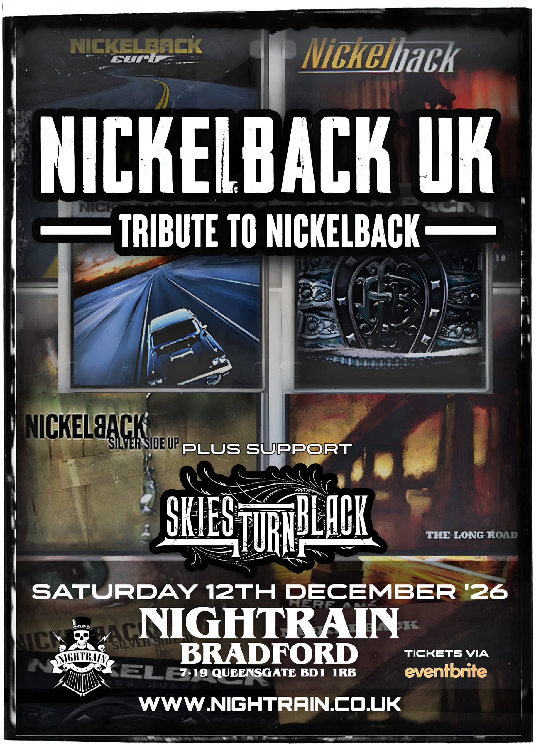 NICKELBACK UK Plus Support SKIES TURN BLACK | Event Image