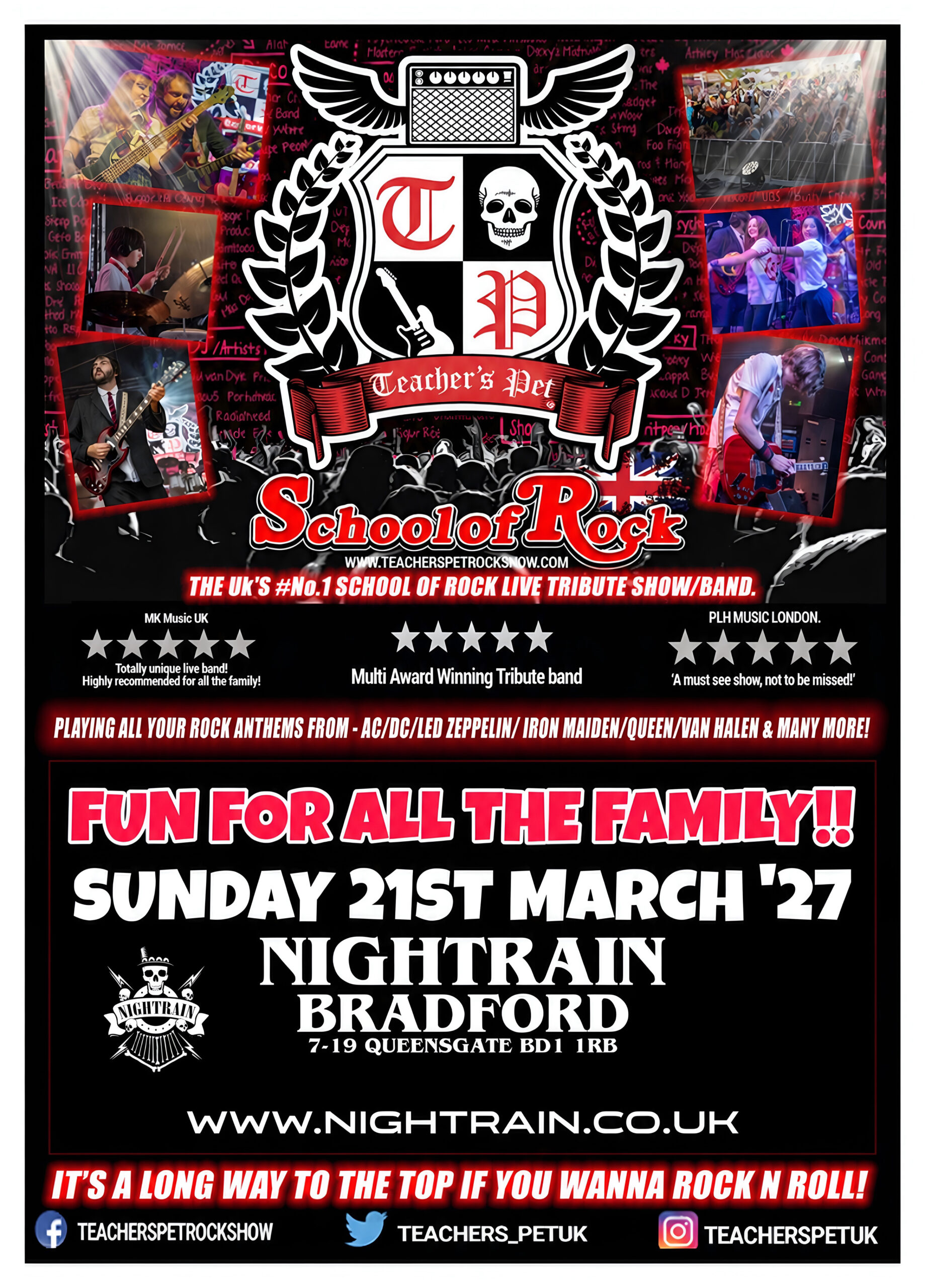 SCHOOL OF ROCK – FAMILY SHOW! | Event Image